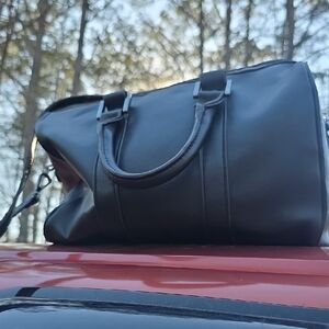Classic Black Leather Men's Bag